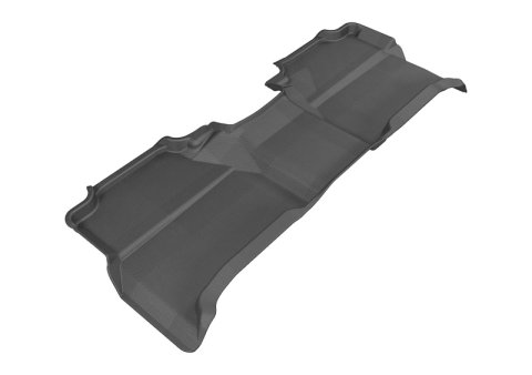 3D MAXpider 2005-2019 Nissan Frontier Crew Cab Kagu 2nd Row Floormats - Black thumbnail 1