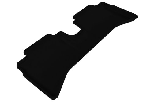3D MAXpider 2012-2019 Toyota Prius C Kagu 2nd Row Floormats - Black thumbnail 1