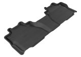 3D MAXpider 2008-2020 Toyota Sequoia Kagu 2nd Row Floormats - Black thumbnail 1