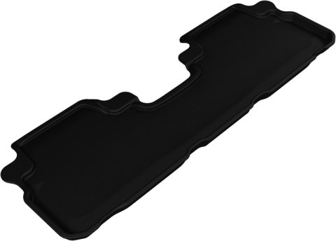 3D MAXpider 2008-2013 Toyota Highlander Kagu 2nd Row Floormats - Black thumbnail 1