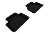 3D MAXpider 2004-2012 Volvo S40 Kagu 2nd Row Floormats - Black thumbnail 1