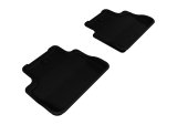 3D MAXpider 2009-2014 Acura TL FWD Kagu 2nd Row Floormats - Black thumbnail 1