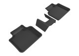 3D MAXpider 2016-2020 BMW X1/X2 F48/F39 Kagu 2nd Row Floormats - Black thumbnail 1