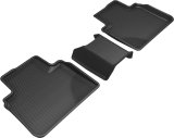 3D MAXpider 2018-2020 Honda Accord Kagu 2nd Row Floormats - Black thumbnail 1