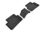 3D MAXpider 2017-2019 Infiniti QX30 Kagu 2nd Row Floormats - Black thumbnail 1