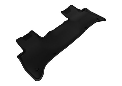 3D MAXpider 2014-2020 Land Rover Range Rover Sport Kagu 2nd Row Floormats - Black thumbnail 1