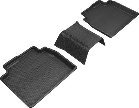 3D MAXpider 2019-2020 Lexus ES/Avalon Hybrid Kagu 2nd Row Floormats - Black thumbnail 1