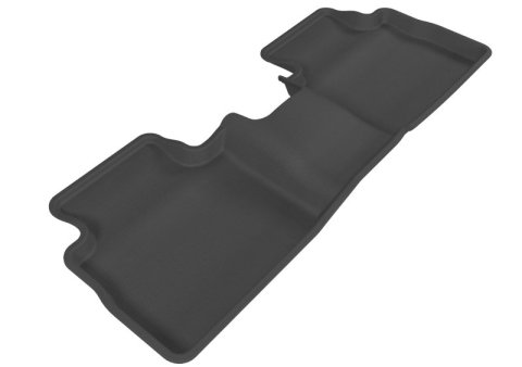 3D MAXpider 2008-2013 Nissan Rogue Kagu 2nd Row Floormats - Black thumbnail 1