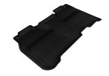 3D MAXpider 2014-2019 Chevrolet Silverado Crew Cab Kagu 2nd Row Floormats - Black thumbnail 1