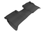 3D MAXpider 2004-2015 Nissan Titan Crew Cab Kagu 2nd Row Floormats - Black thumbnail 1