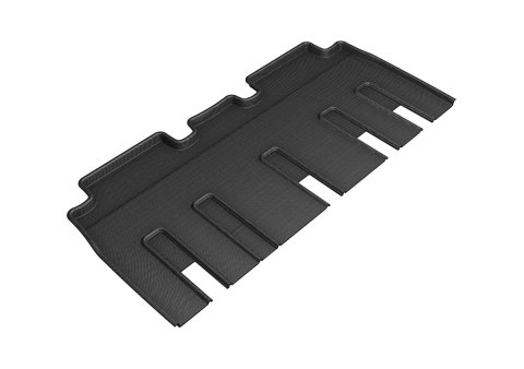 3D MAXpider 2017-2020 Tesla Model X Folding 7-Seats Kagu 2nd Row Floormats - Black thumbnail 9