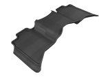 3D MAXpider 2009-2020 Dodge Ram 1500/2500/3500 Crew Cab Kagu 2nd Row Floormats - Black thumbnail 1