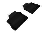 3D MAXpider 2010-2016 Porsche Panamera Kagu 2nd Row Floormats - Black thumbnail 1