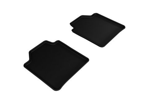 3D MAXpider 2013-2019 BMW 3 Series Gran Turismo F34 Kagu 2nd Row Floormats - Black thumbnail 1