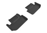 3D MAXpider 2011-2020 Dodge Challenger Kagu 2nd Row Floormats - Black thumbnail 1