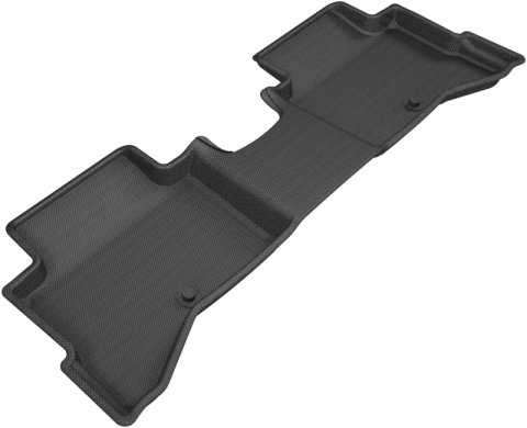3D MAXpider 2017-2019 Kia Niro Kagu 2nd Row Floormats - Black thumbnail 1