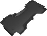 3D MAXpider 2019-2020 Dodge Ram 1500 Quad Cab Kagu 2nd Row Floormats - Black thumbnail 1