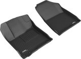 3D MAXpider 20-21 Hyundai Venue Kagu 1st Row Floormats - Black thumbnail 1