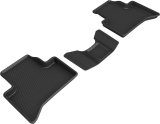 3D MAXpider 18-21 Alfa Romeo Stelvio / Stelvio Quadrifoglio Kagu 2nd Row Floormats - Black thumbnail 1