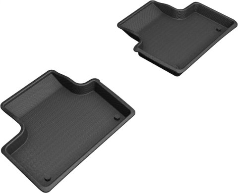 3D MAXpider 18-21 Volvo XC60 T8 Twin Engine Kagu 2nd Row Floormats - Black thumbnail 1