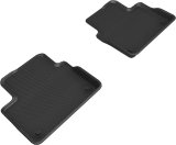 3D MAXpider 19-21 Volvo S60 / V60 Hybrid Kagu 2nd Row Floormats - Black thumbnail 1