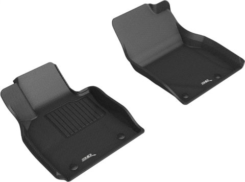 3D MAXpider 19-21 Mazda 3 / CX-30 Kagu 1st Row Floormat - Black thumbnail 1