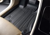 3D MAXpider 16-21 Mercedes-Benz GLC-Class (X205) Elegant Hybrid 1st Row Floormat - Black thumbnail 3