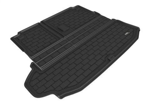 3D MAXpider 20-21 Toyota Highlander No Subwoofer Kagu Seat Back Protector Cargo Liner - Black thumbnail 1