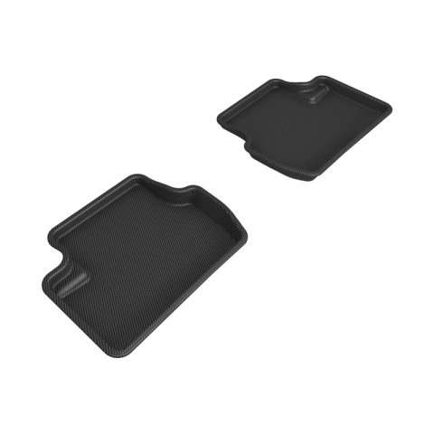3D MAXpider 20-21 Tesla Model S Kagu 2nd Row Floormat - Black thumbnail 2