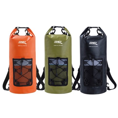 3D MAXpider Roll-Top Dry Bag Backpack - Orange thumbnail 4