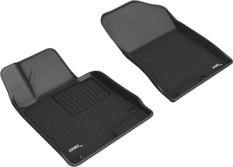 3D MAXpider 20-21 Hyundai Sonata / 2021 Kia K5 Kagu 1st Row Floormat - Black thumbnail 8
