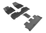 3D MAXpider 14-19 Toyota Highlander w/ Bucket 2nd Row Kagu Floormat Set (R1, R2, R3) - Black thumbnail 1