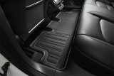 3D MAXpider 17-21 Tesla Model X Folding 7-Seat Elitect 1st 2nd 3rd Row - Floor Mat Set (Black) thumbnail 2