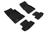 3D MAXpider 15-22 Ford Mustang Elegant 1st 2nd Row (2 Eyelets) - Floor Mat Set (Black) thumbnail 1