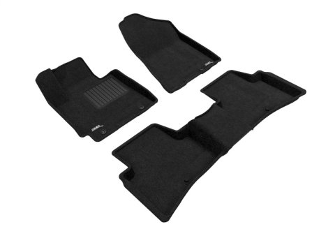 3D MAXpider 16-18 Hyundai Tucson Elegant 1st 2nd Row - Floor Mat Set (Black) thumbnail 1