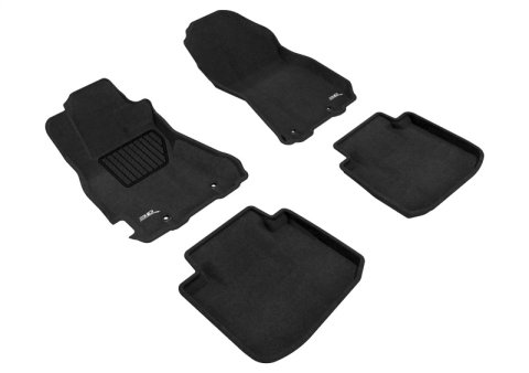 3D MAXpider 15-19 Subaru Legacy/ Outback Elegant 1st 2nd Row - Floor Mat Set (Black) thumbnail 6