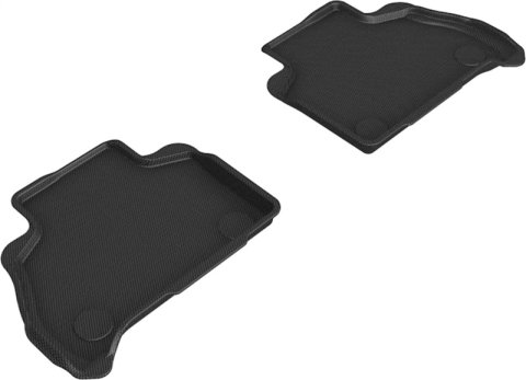 3D MAXpider 19-22 BMW X7 (G07) Kagu 2nd Row Floormats - Black thumbnail 1