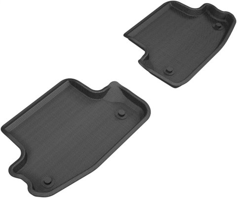 3D MAXpider 18-20 Audi A5 Coupe / S5 Coupe Kagu 2nd Row Floormats - Black thumbnail 1