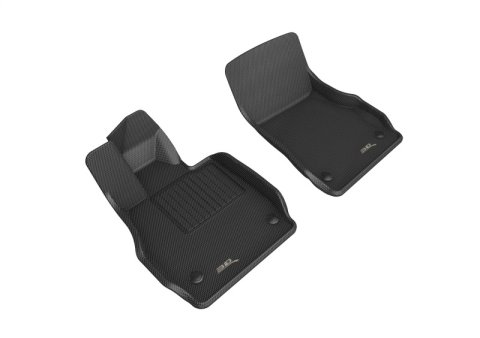 3D Maxpider 20-22 Chevrolet Corvette C8 20-22 Kagu Floor Mats - Black R1 thumbnail 8