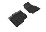 3D MAXpider 15-22 Ford F150 Supercrew Hybrid Insert Kagu 1st Row Floormat for L1FR08304609 - Black thumbnail 1