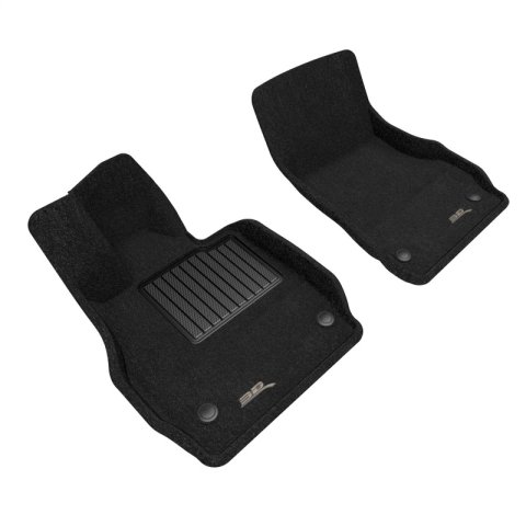 3D MAXpider 20-23 Chevrolet Corvette C8 Elegant R1 Floormat Set - Black thumbnail 1