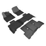 3D MAXpider 2023 Toyota Sequoia Kagu 1st 2nd 3rd Row - Set (Black) thumbnail 1
