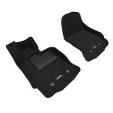 3D MAXpider 14-19 Chevrolet Corvette C7 Elegant Floor Mat Full Set (2pc) - Black thumbnail 1