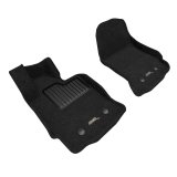 3D MAXpider 14-19 Chevrolet Corvette C7 Elegant Floor Mat Full Set (2pc) - Black thumbnail 2