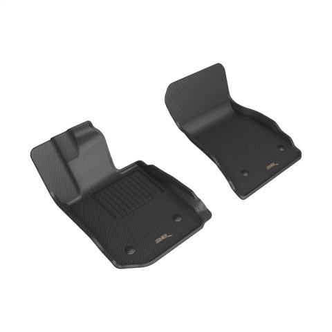 3D MAXpider 22-23 BMW 2 Series Coupe A/T Only KAGU 1st Row Floor Mats - Black thumbnail 1
