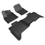 3D MAXpider 2022+ Toyota Tundra Crew Max Kagu 1st & 2nd Row Floor Liner - Black thumbnail 1