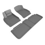 3D MAXpider 22-23 Lucid Air Kagu Floor Mat- Gray R1 R2 thumbnail 1