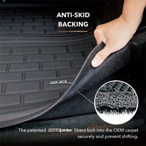 3D MAXpider 15-18 BMW X4 (F25) Kagu Stowable Cargo Liner -Black thumbnail 4