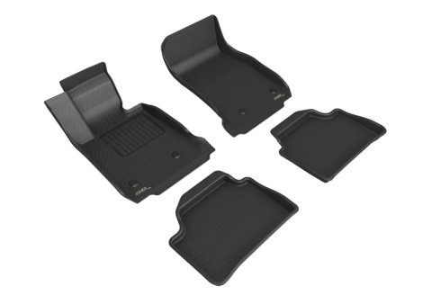 3D MAXpider 12-19 BMW 1 Series Kagu Floor Mat- Black R1 R2