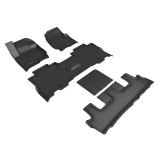 3D MAXpider 18-23 Ford Expedition Max Kagu Floor Mat- Black R1 R2 R3 thumbnail 1